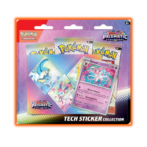 Prismatic Evolutions Pokemon Tech Sticker